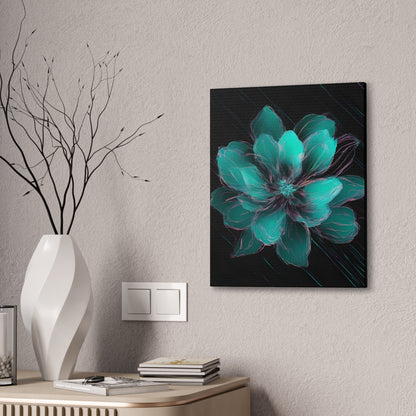 Glow Bloom: A Flower in the Void