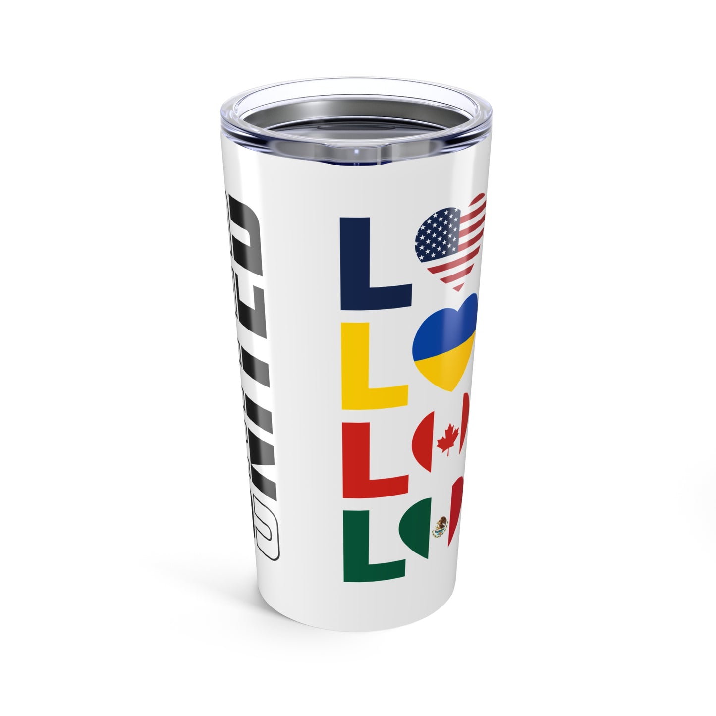 LOVE United Stainless Steel Tumbler ☕🌍