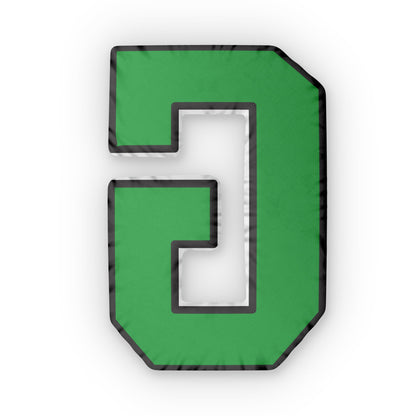 Greenway Raiders “G” Custom-Shaped Pillow — Double-Sided, Plush Spirit Décor