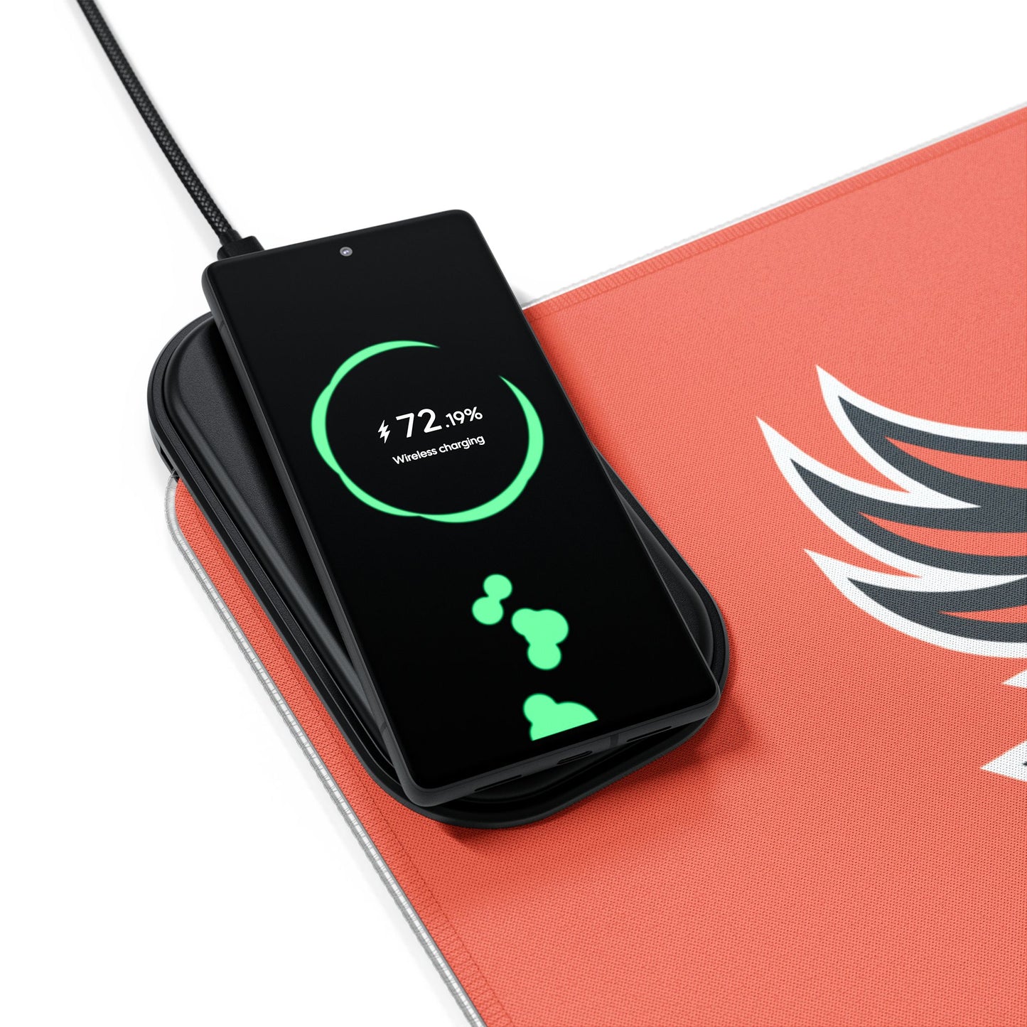 Grand Rapids Thunderhawks LED Gaming Mouse Pad, Wireless Charging