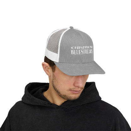 Chisholm Bluestreaks Snapback Trucker Hat – Mesh, Mean, and Made for Game Day