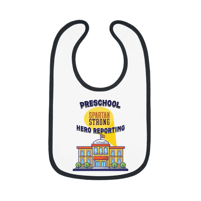 Preschool: Spartan Strong, Hero Reporting – NK Spartans Baby Bib