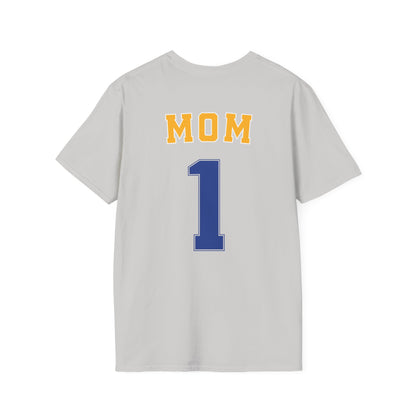 Bigfork Huskies Soft-Style Tee — Custom Back (“MOM #1” or Your Text)