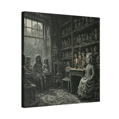The Dollmaker's Den – Haunted Canvas Wall Art