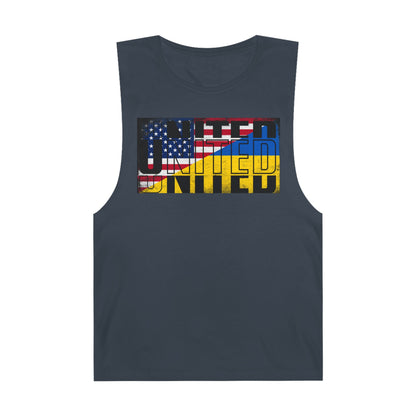 United in Strength - USA & Ukraine Flag Tank Top