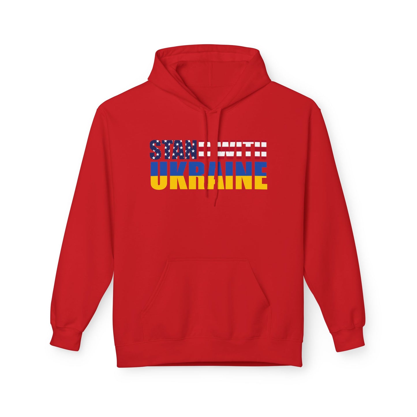 Stand With Ukraine - Unisex Softstyle Fleece Hoodie