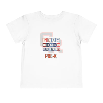 Grand Rapids Thunderhawks – Play. Learn. Repeat. Pre-K Toddler Tee