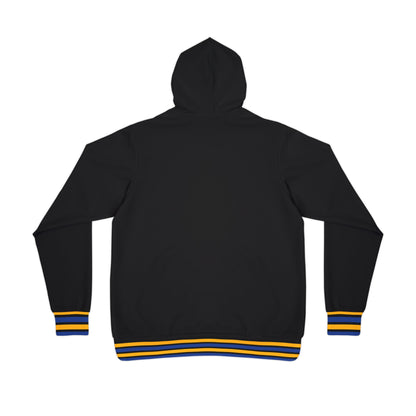 Bigfork Huskies Athletic Stripe Hoodie — Recycled Blend, Game-Day Ready