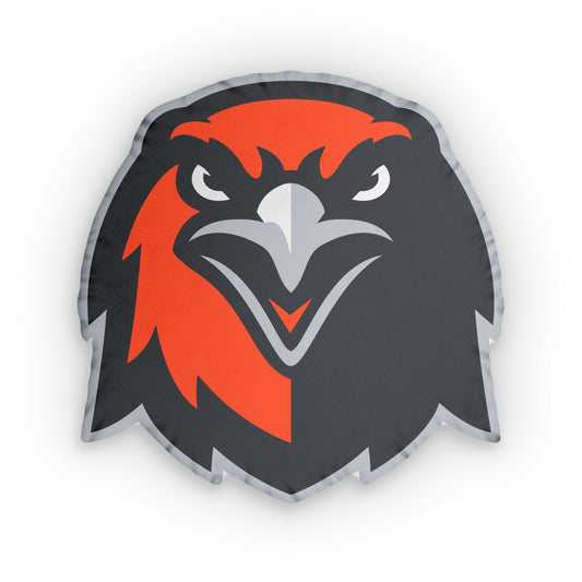 Grand Rapids Thunderhawks Custom-Shaped Logo Pillow — Double-Sided, Plush Fan Décor