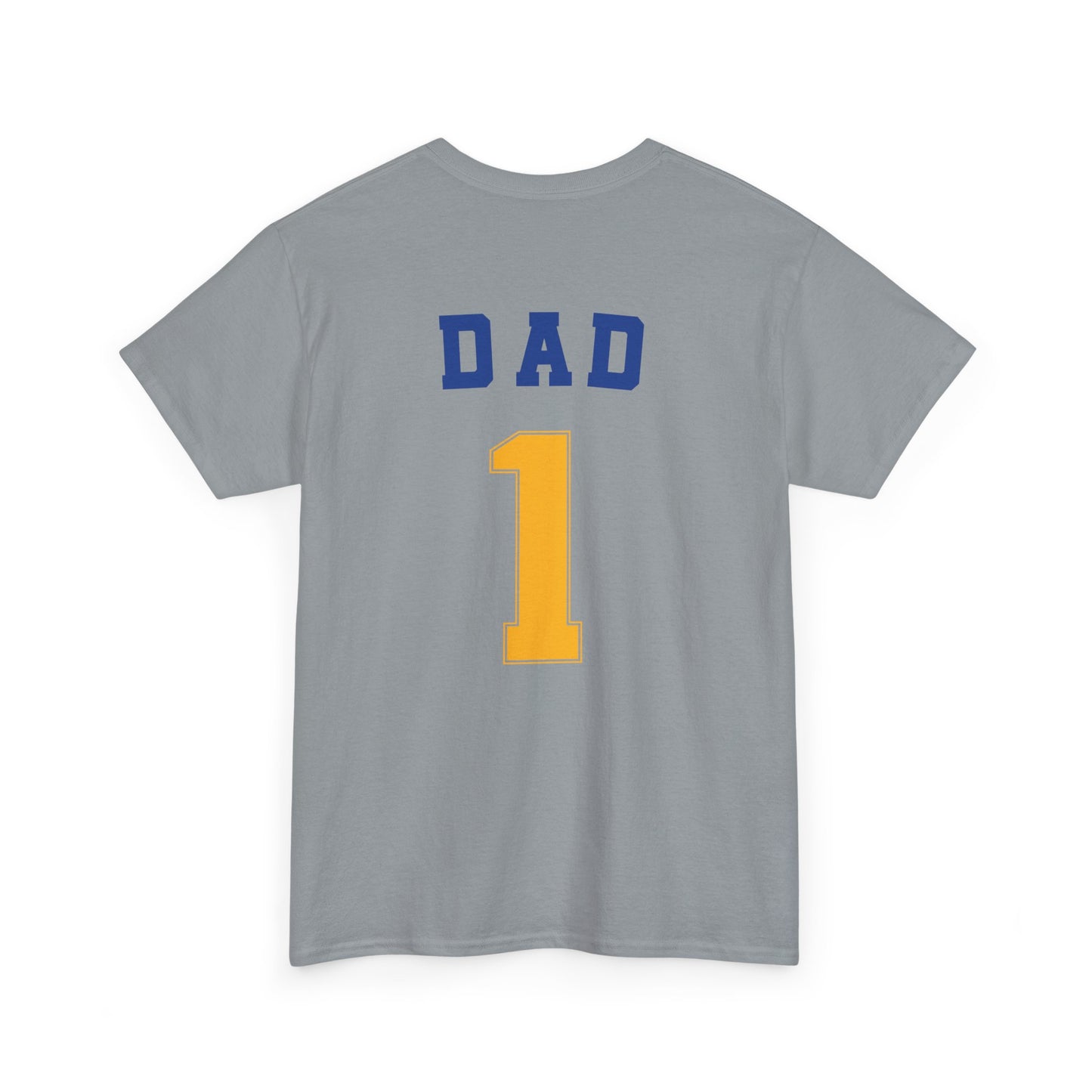 Bigfork Huskies Heavy Cotton Tee — Custom Back (“DAD #1” or Your Text)