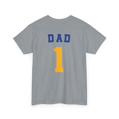 Bigfork Huskies Heavy Cotton Tee — Custom Back (“DAD #1” or Your Text)