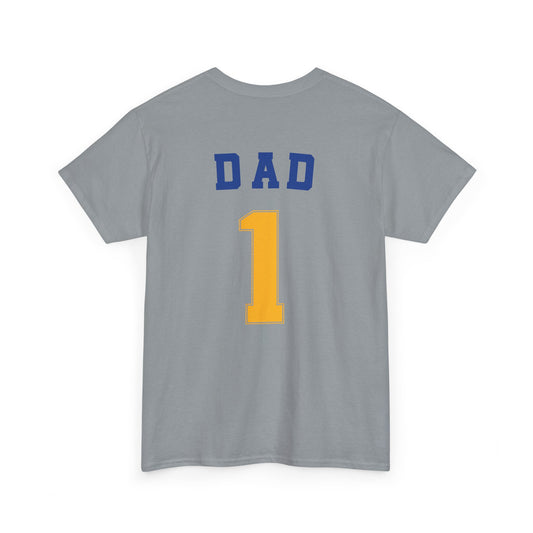 Bigfork Huskies Heavy Cotton Tee — Custom Back (“DAD #1” or Your Text)