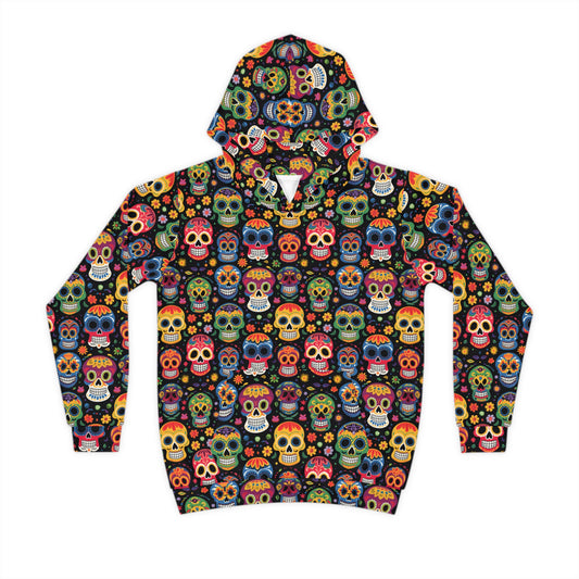 Multi-Color Sugar Skull Hoodie