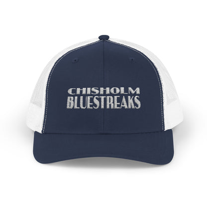 Chisholm Bluestreaks Snapback Trucker Hat – Mesh, Mean, and Made for Game Day