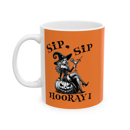 Sip Sip Hurray Ceramic Mug – 11oz or 15oz – Celebrate Every Sip!