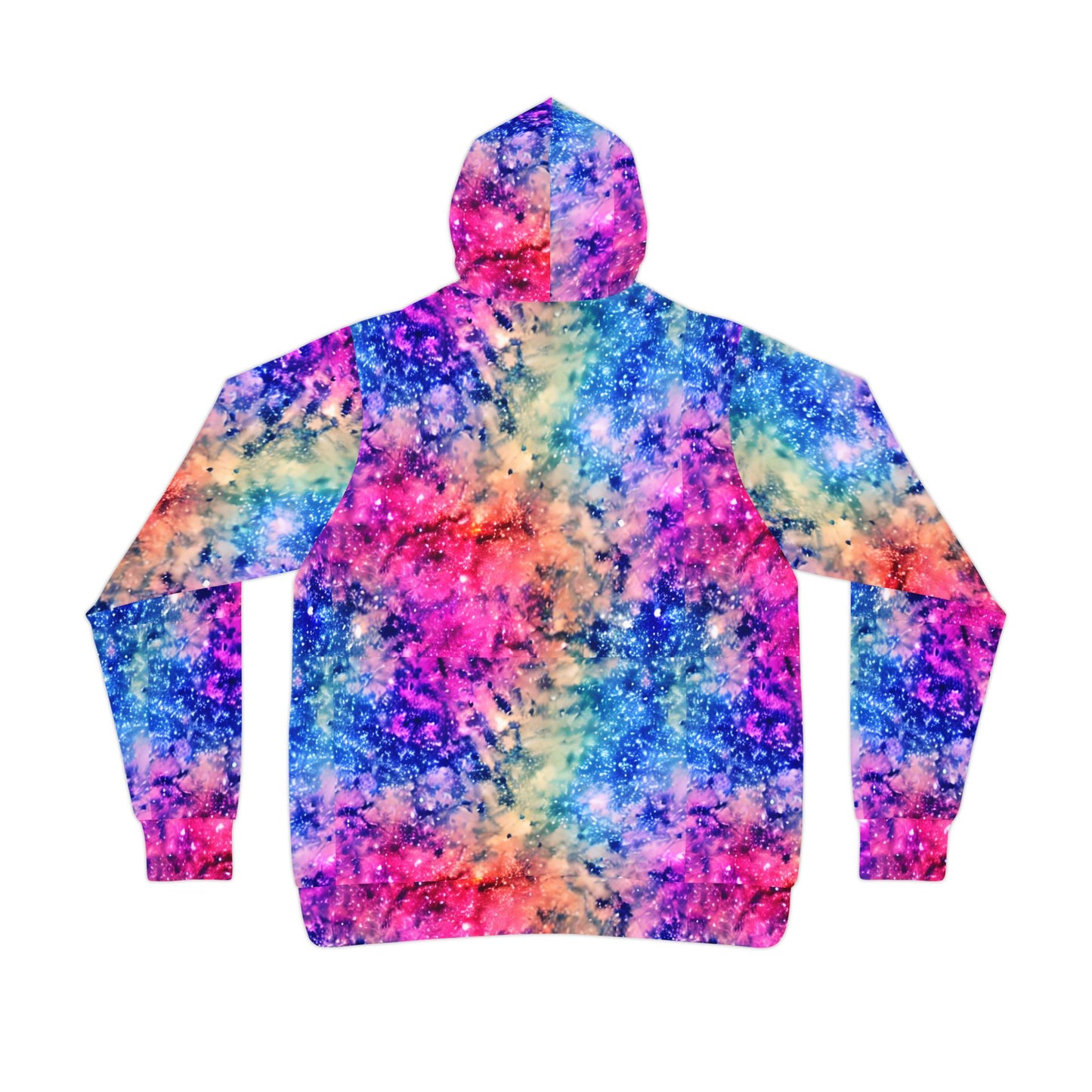 Rainbow Galaxy All-Over Print Hoodie – Unisex Athletic Style