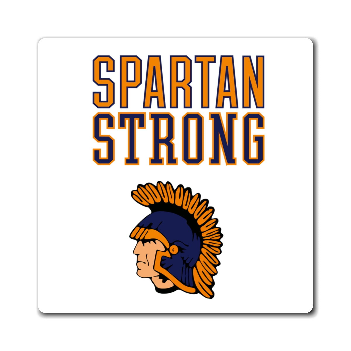 Spartan Strong Logo Magnet