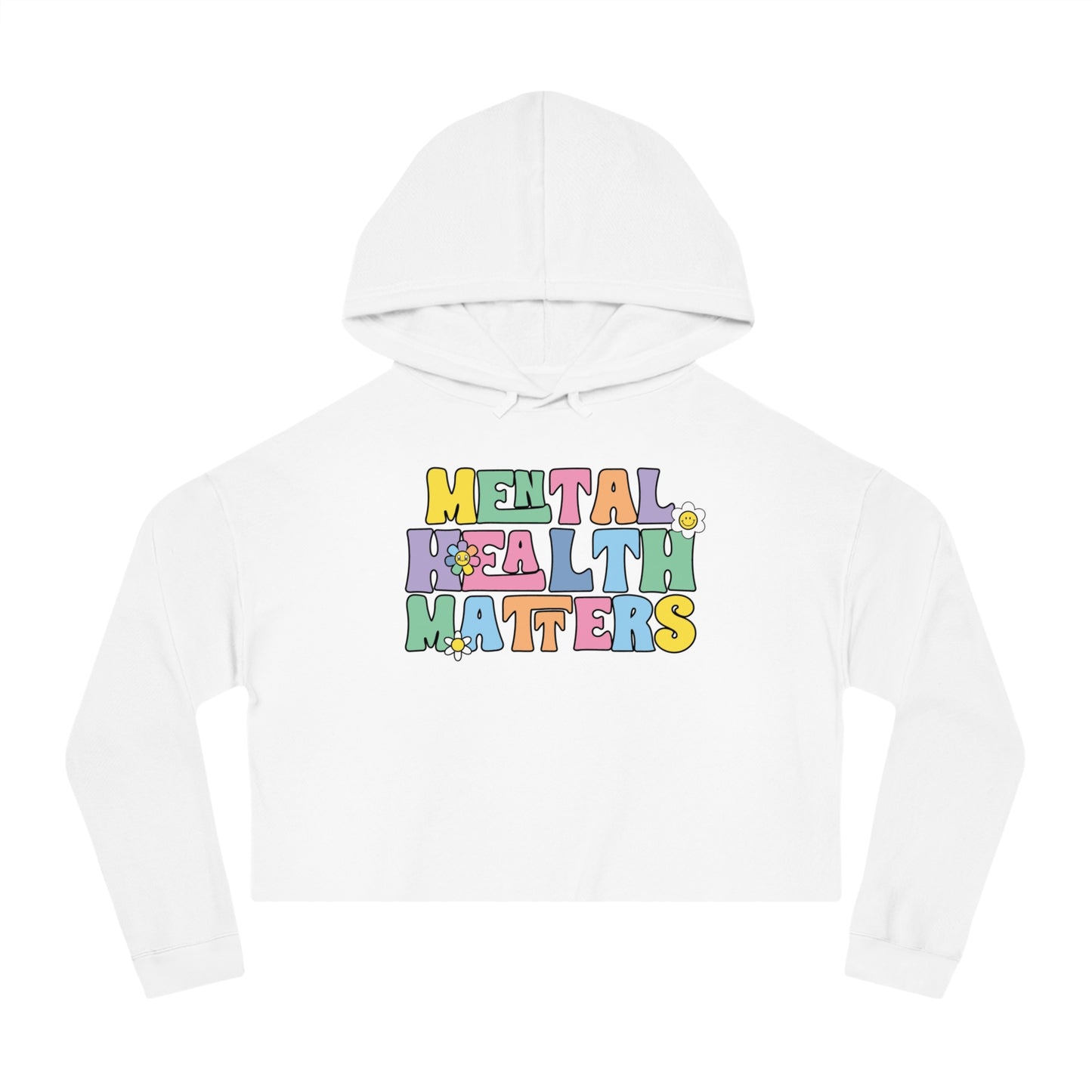 Mental Health Matters Cropped Hoodie