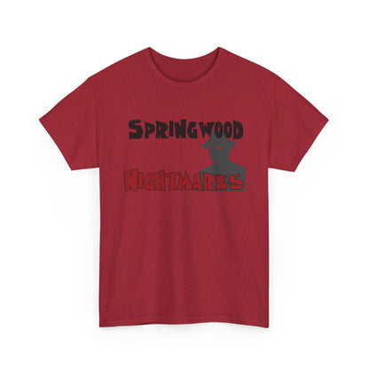Springwood High Nightmares Unisex Tee – Horror Movie Spirit Wear
