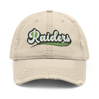 Greenway Raiders Distressed Dad Hat – Worn In, Raiders Strong