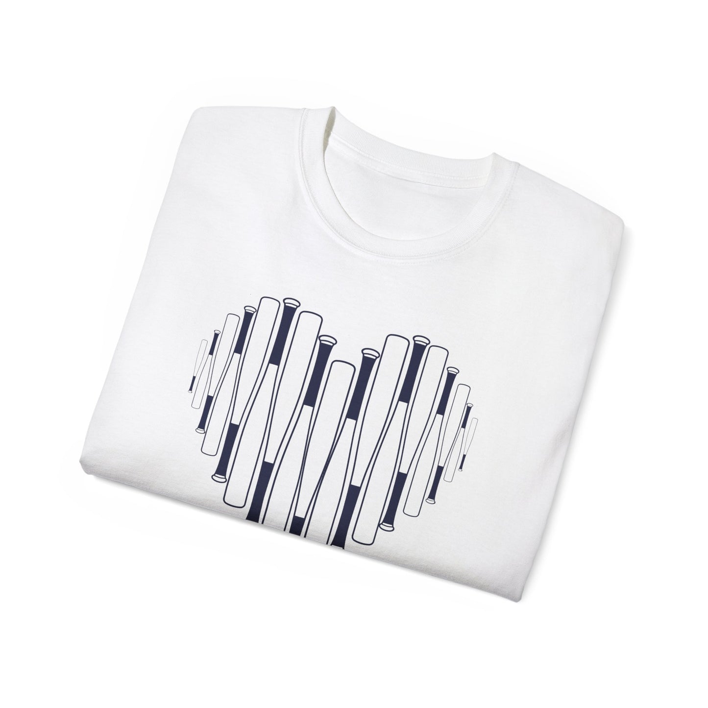 GNK Titans Baseball/Softball Heart Bat Tee