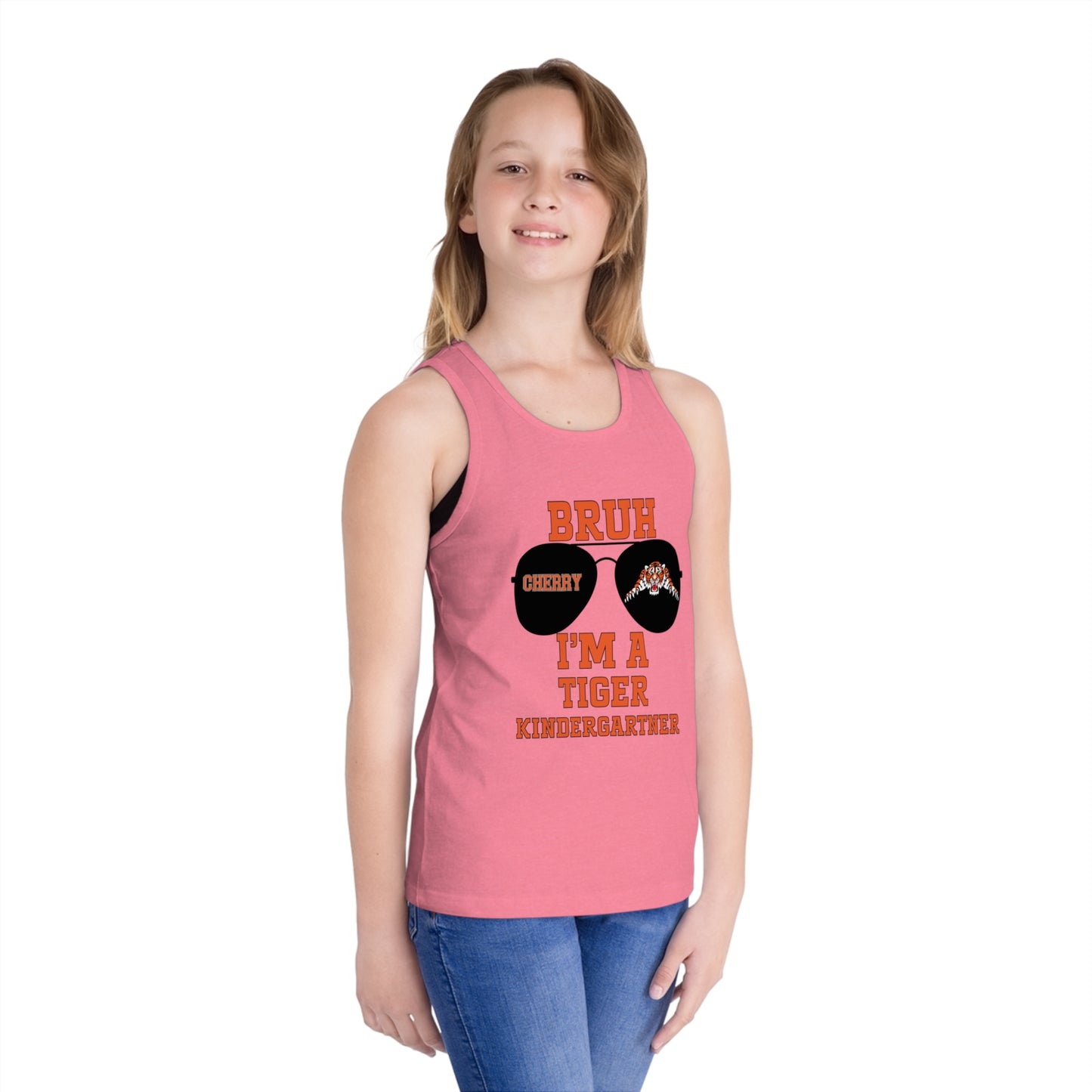 BRUH I’m a Tiger Kindergartner – Kids Tank Top