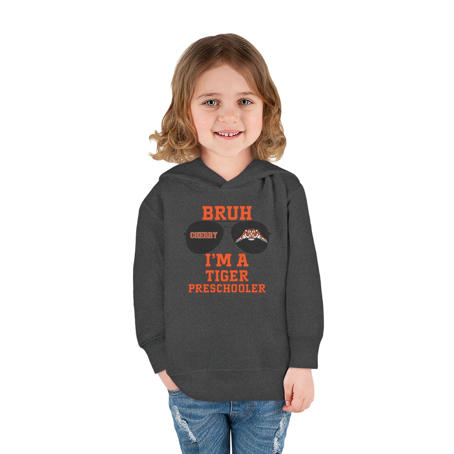 BRUH I’m a Tiger Preschooler – Toddler Hoodie