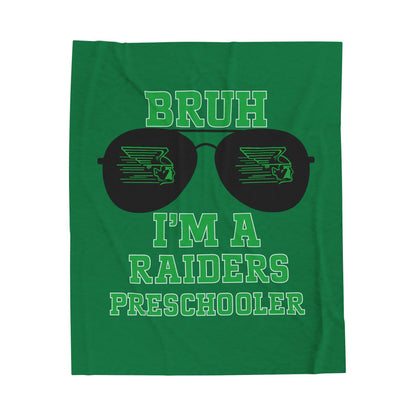 BRUH I’m A Raiders Preschooler Plush Blanket