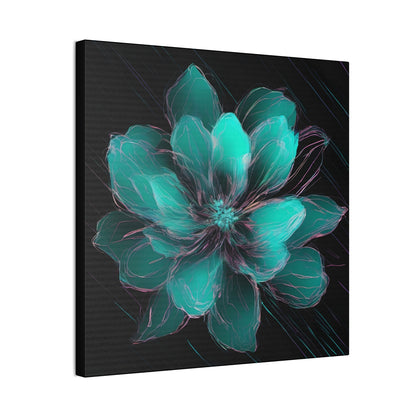 Glow Bloom: A Flower in the Void