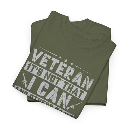 Veteran "I Can and Did" Tee – For Those Who Stepped Up