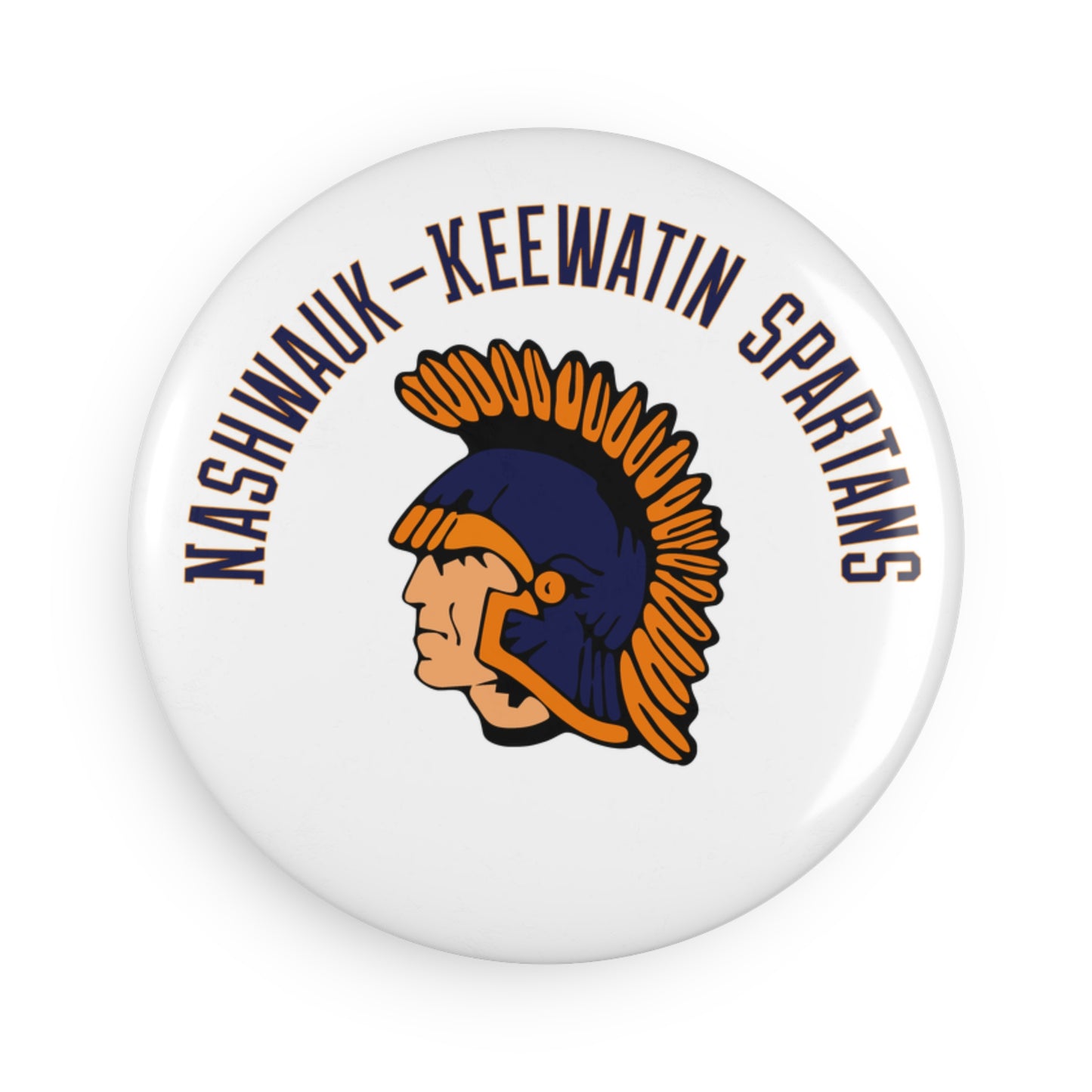 Nashwauk-Keewatin Spartans Round Magnet