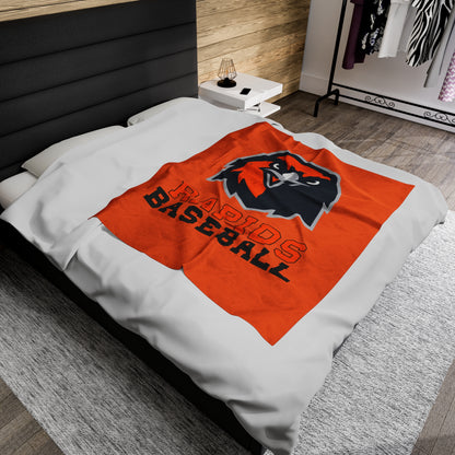 Grand Rapids Baseball Velveteen Blanket