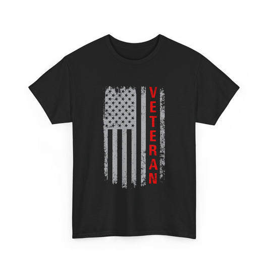 Veteran Distressed Flag Tee