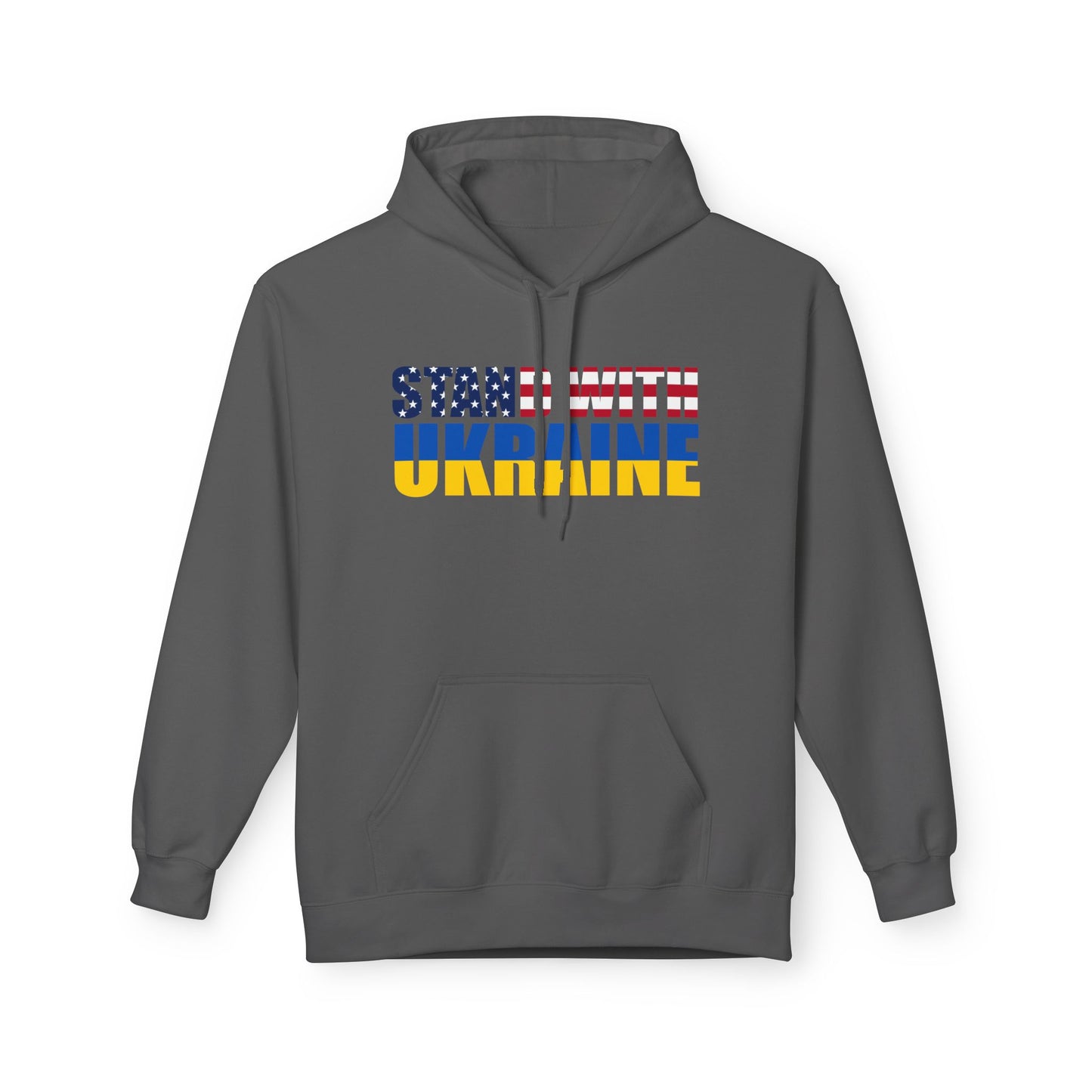 Stand With Ukraine - Unisex Softstyle Fleece Hoodie