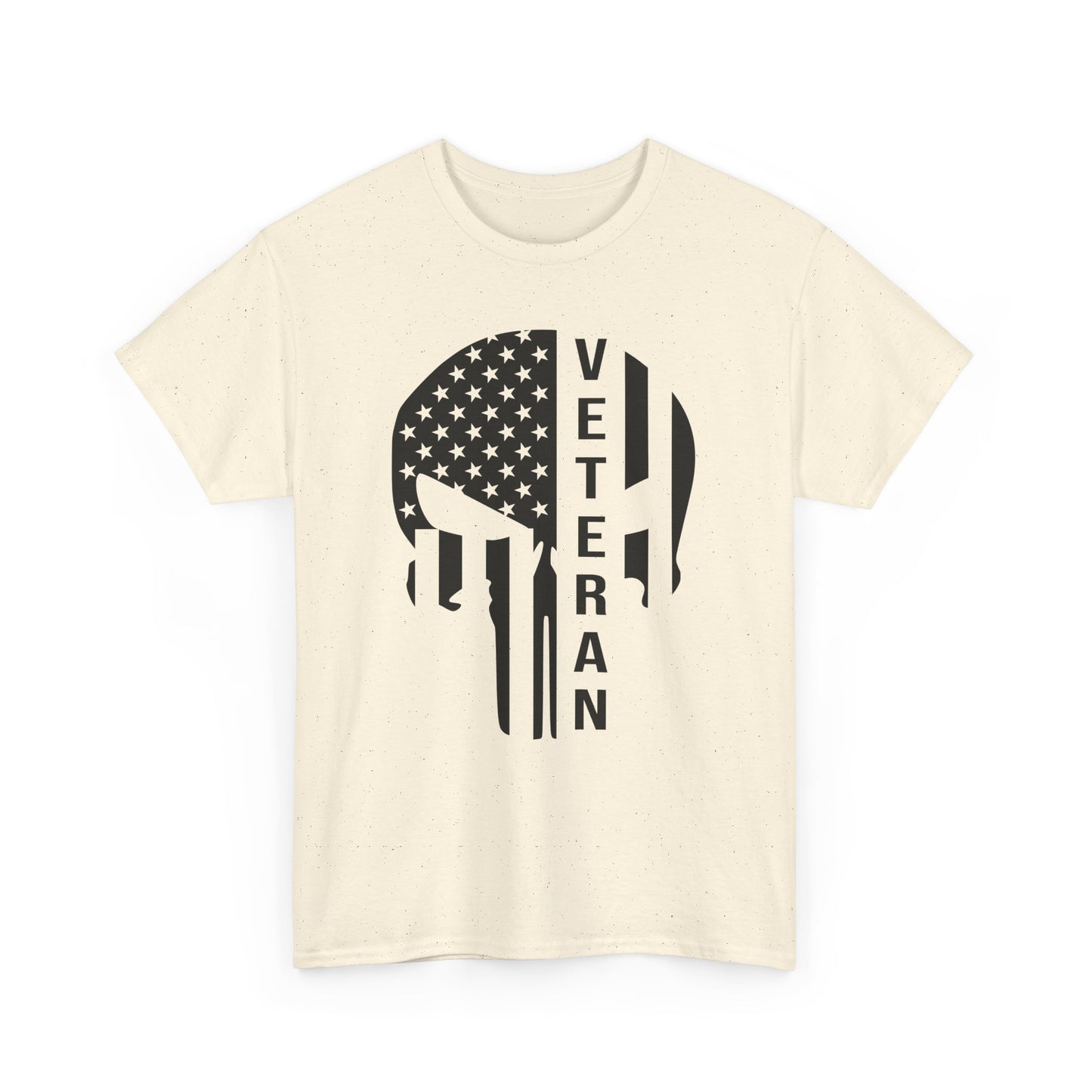 Veteran Skull Flag Tee - Wear Your Service with Style