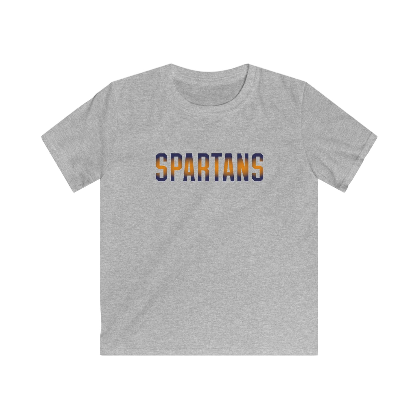 Spartans Sunburst Kids Softstyle Tee – Comfortable and Stylish for Little Spartans