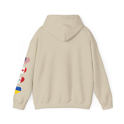 LOVE United Heavy Blend Hoodie – Minimalist Edition 🌍❤️