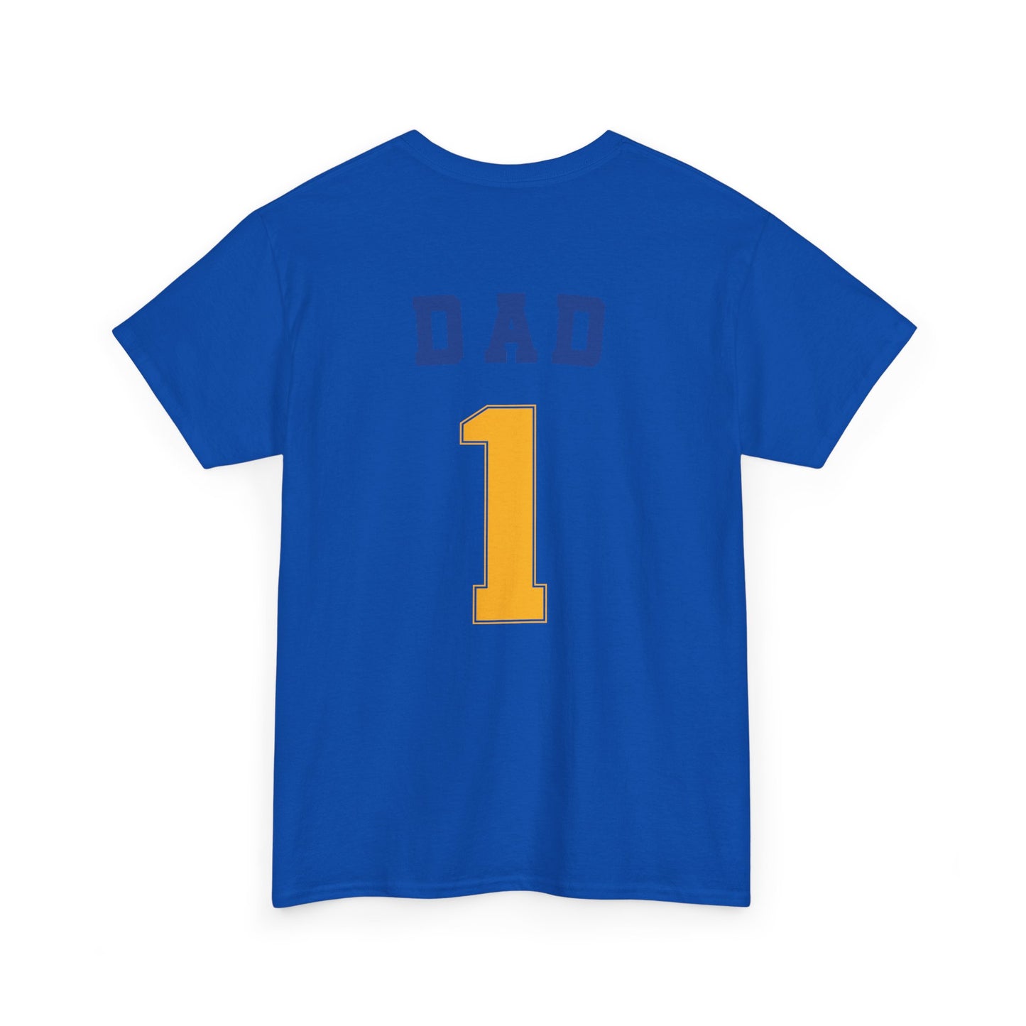 Bigfork Huskies Heavy Cotton Tee — Custom Back (“DAD #1” or Your Text)