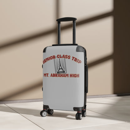 Mt. Abraham High Senior Class Trip Suitcase – Paris or Bust (Travel at Your Own Risk)
