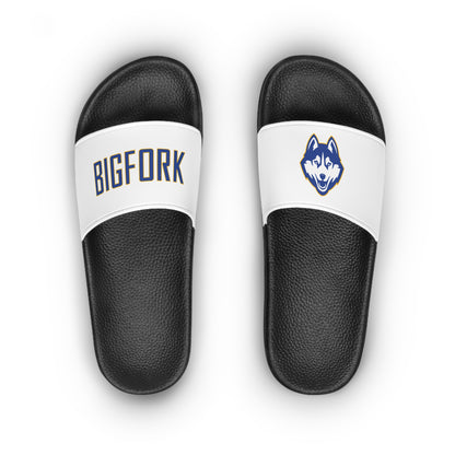 Bigfork Huskies Women’s Slide Sandals – Comfortable and Stylish Fan Gear