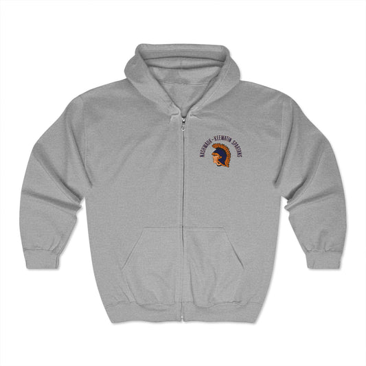 NKHS 1962 Full-Zip Hooded Sweatshirt – Classic Spartan Spirit with Timeless Style