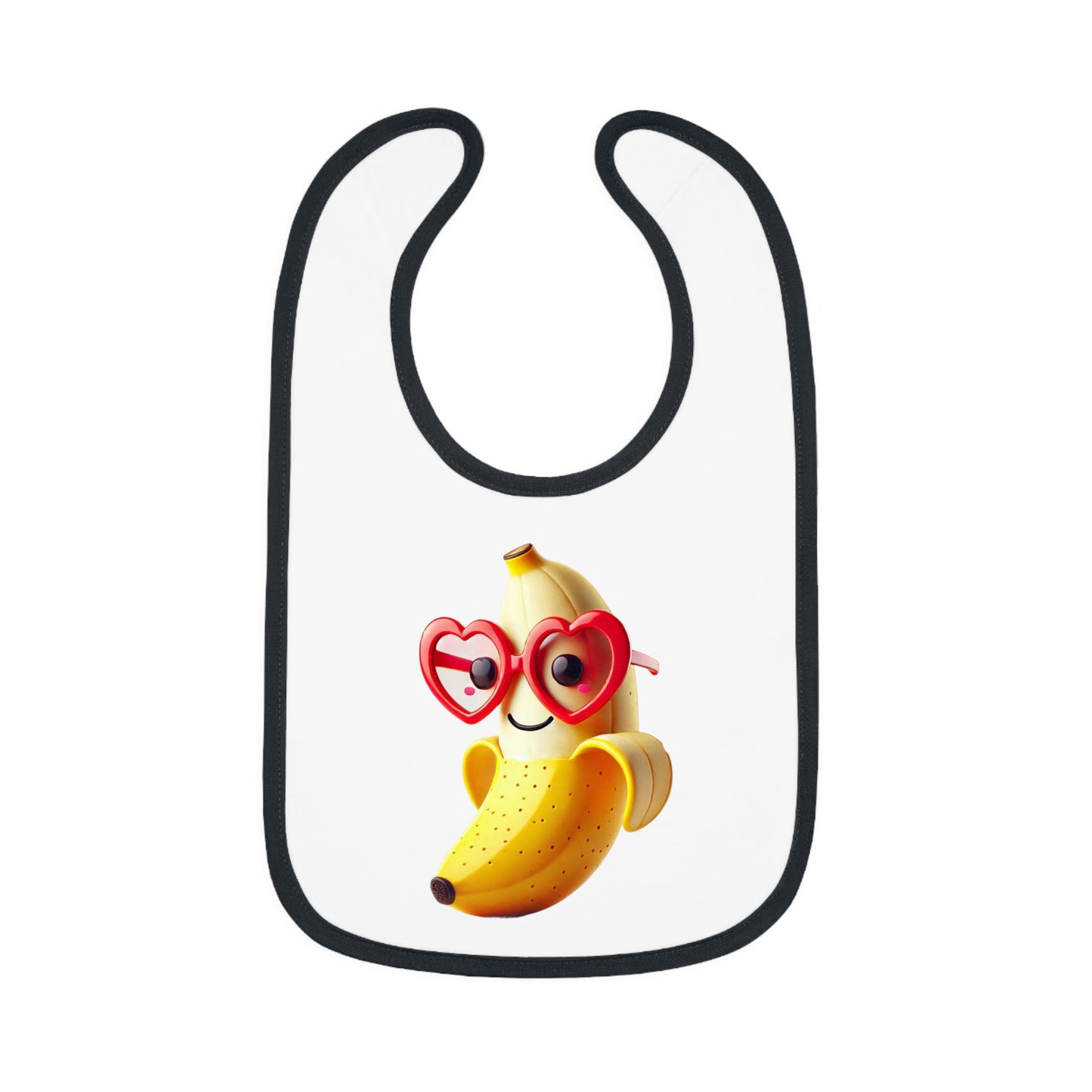Love-Struck Banana Baby Bib
