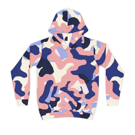 Funky Camo Kids Hoodie by Ryne