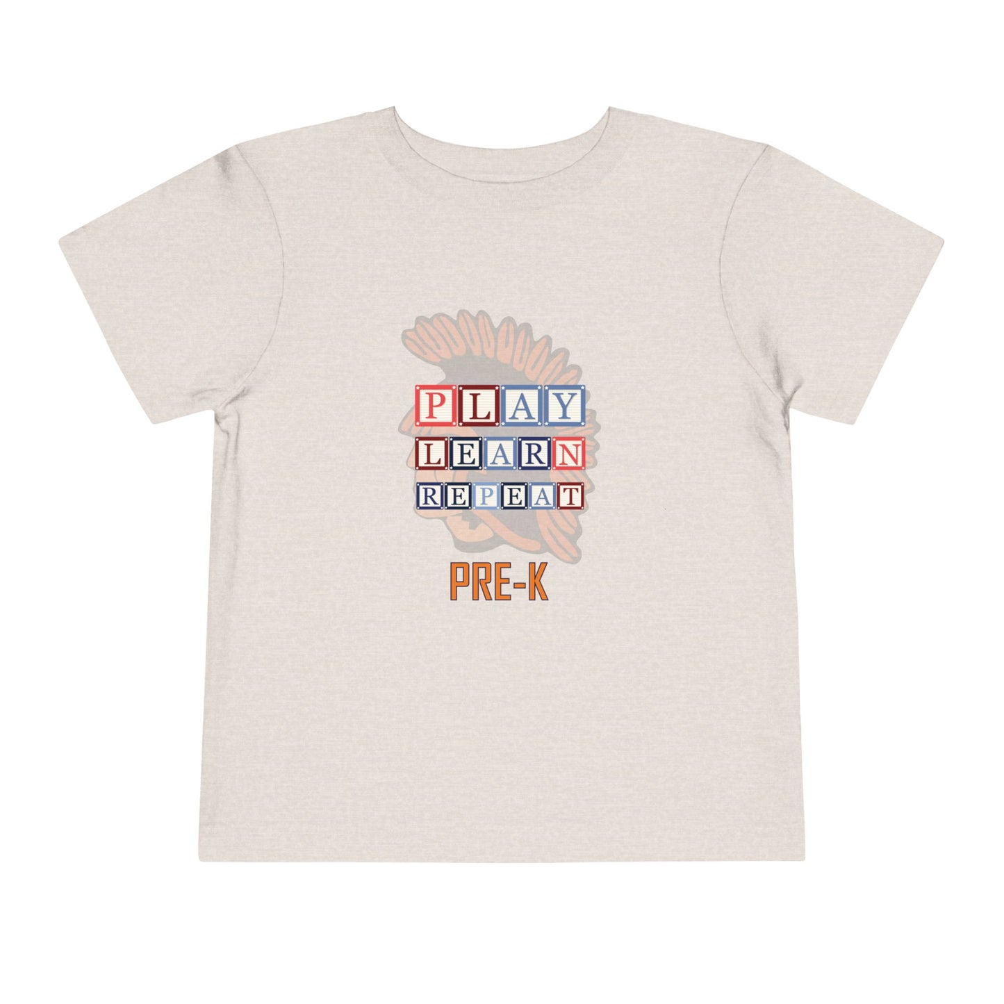 NK Play. Learn. Repeat. – Pre-K Toddler Tee