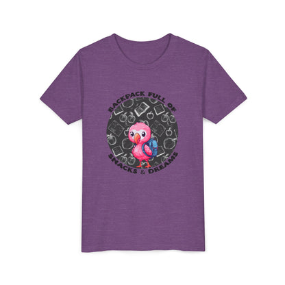 Backpack Full of Snacks & Dreams – Youth Tee