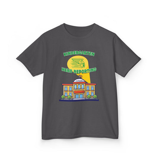 Kindergarten: Hero Reporting for Duty – Greenway Raiders Kids Tee
