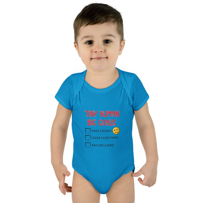 Tiny Human, Big Goals – Infant Bodysuit