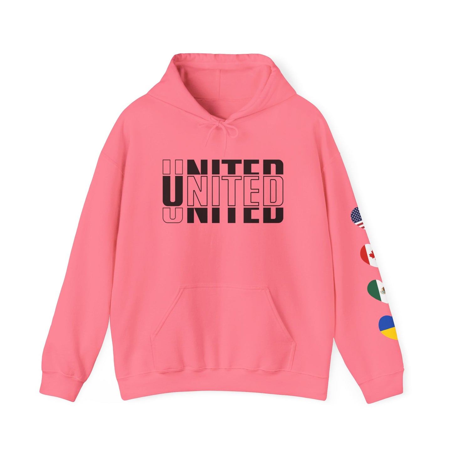 LOVE United Heavy Blend Hoodie – Minimalist Edition 🌍❤️