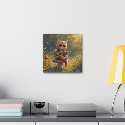 Cat Shreds in the Meadow – Canvas Wall Art