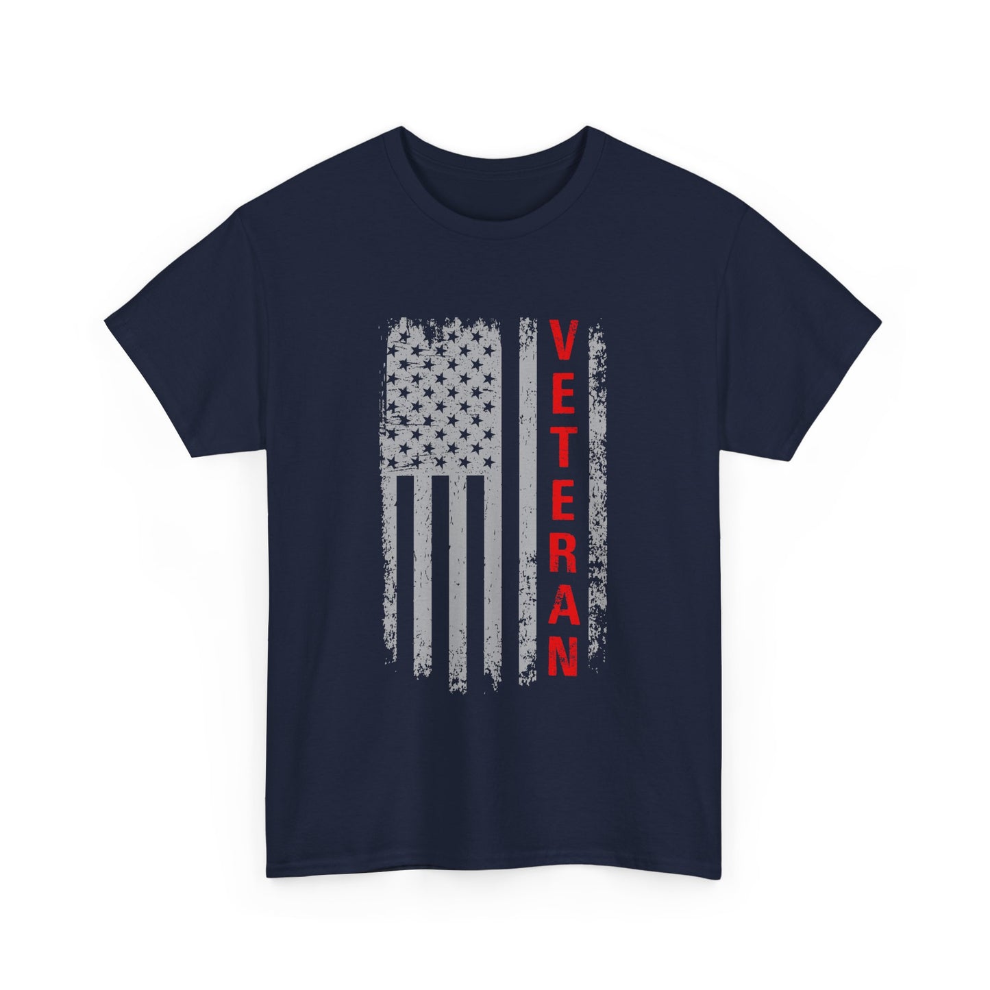 Veteran Distressed Flag Tee